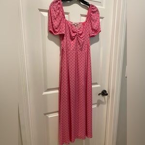 Emerson Fry pink midi dress